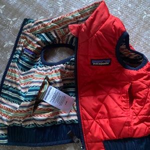 Baby Patagonia down vest reversible